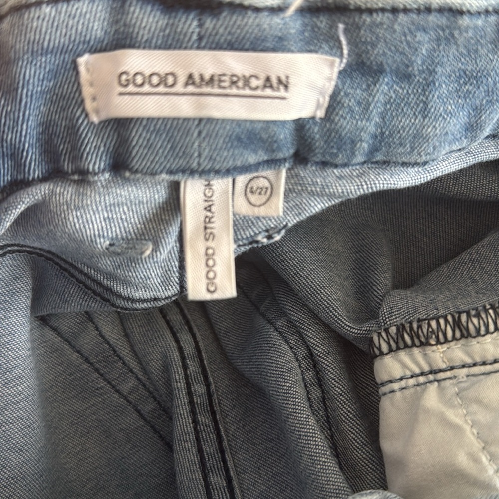 Good American blue stretchy jeans Sz 4/27 - Picture 7 of 7